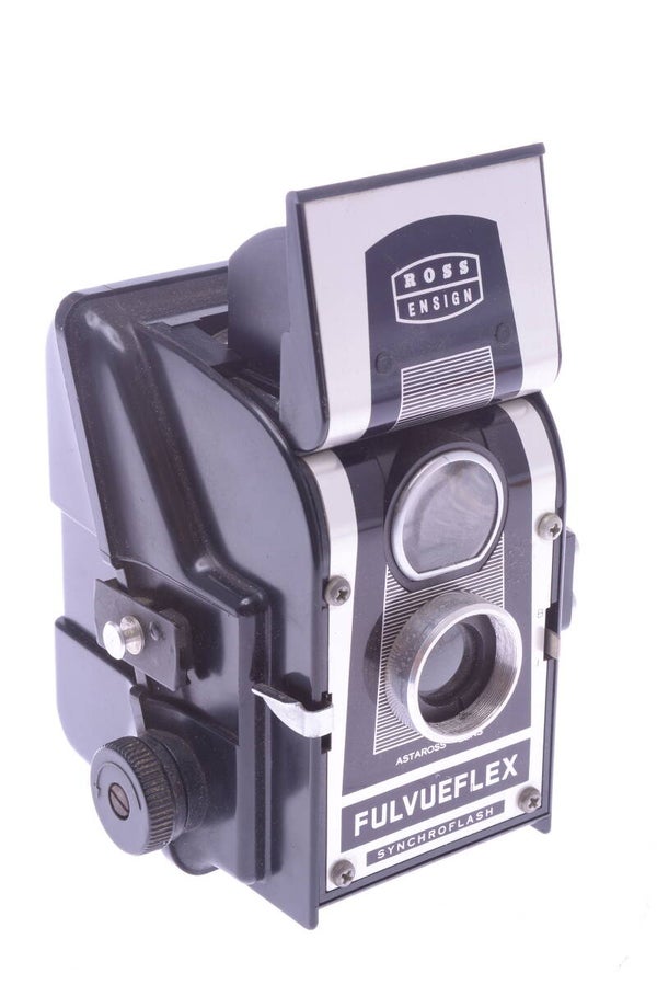 HOUGHTON ROSS ENSIGN FULVUEFLEX BOX PSUEDO TLR 120 ROLL FILM CAMERA 6X6CM