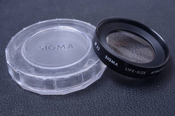 SIGMA MACRO CLOSE-UP 52MM LIFE-SIZE FILTER GENUINE LENS SCREW W/ KEEPER 39-2