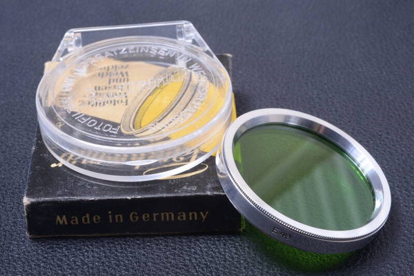 PANCHROMAR GREEN 49MM FILTER GENUINE LENS OR CAMERA SCREW W/KEEPER & BOX 101-3