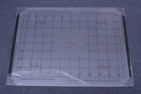 BOS BOSSCREEN GROUND GLASS FOCUS SCREEN *VERY BRIGHT* FOR SINAR 4X5 CAMERA
