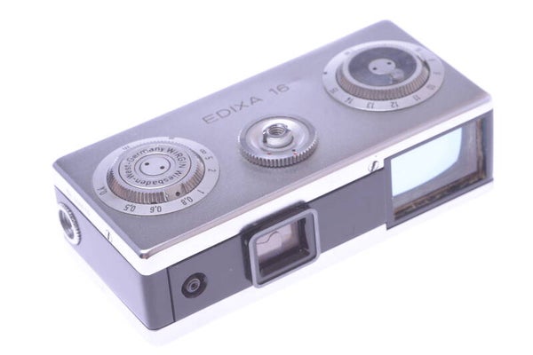 WIRGIN EDIXA 16 CHROME 16MM SUBMINIATURE CAMERA SCHNEIDER XENAR 25MM LENS READ