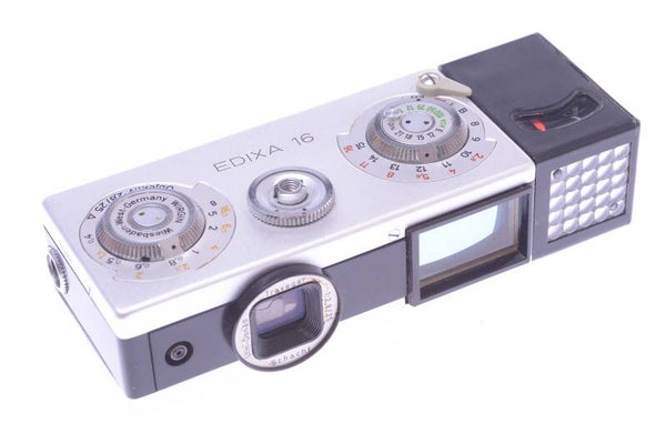 WIRGIN EDIXA 16 M 16MM SUBMINIATURE CAMERA SCHACHT 25MM LENS *WORKS 100%*