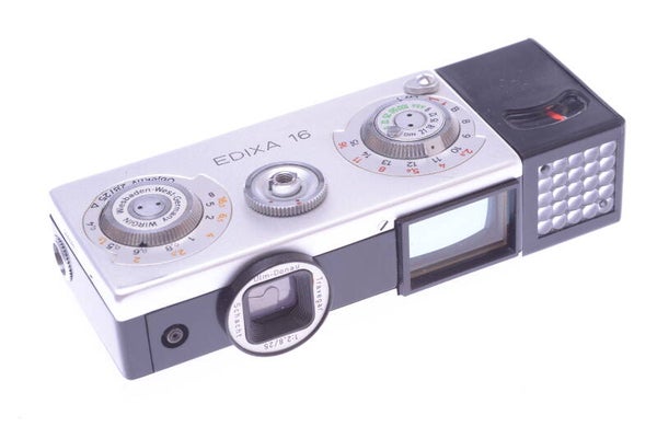 WIRGIN EDIXA 16 M 16MM SUBMINIATURE CAMERA SCHACHT 25MM LENS *WORKS 100%*