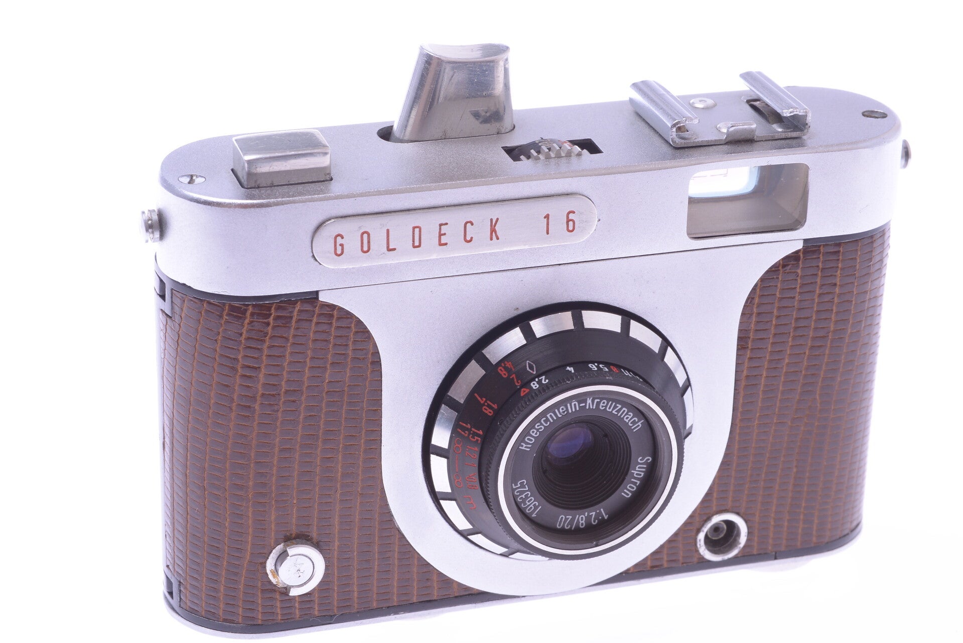GOLDAMMER GOLDECK 16 SUBMINIATURE CAMERA ROESCHLEIN SURPON 20MM LENS *RARE*