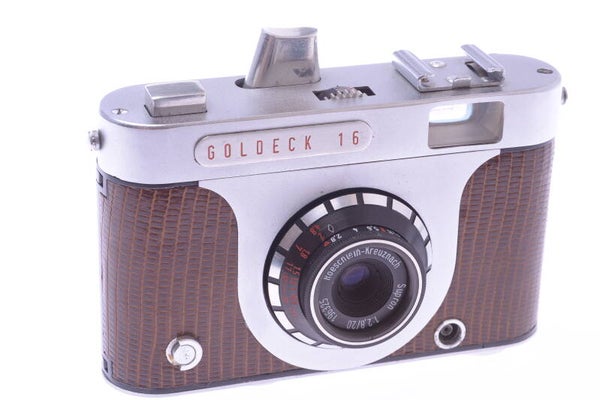 GOLDAMMER GOLDECK 16 SUBMINIATURE CAMERA ROESCHLEIN SURPON 20MM LENS *RARE*