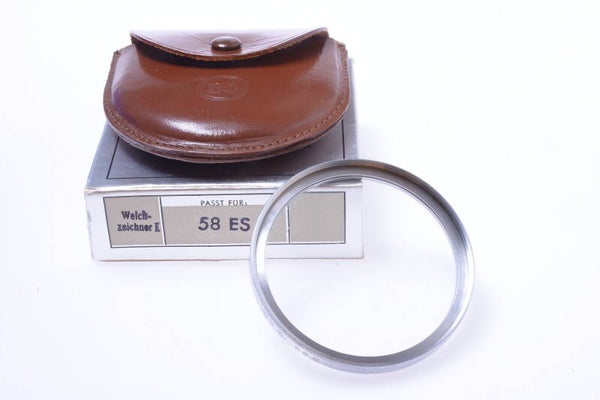 B & W SCHNEIDER SOFT FOCUS 58MM FILTER LENS OR CAMERA SCREW W/ BOX & CASE 98-2