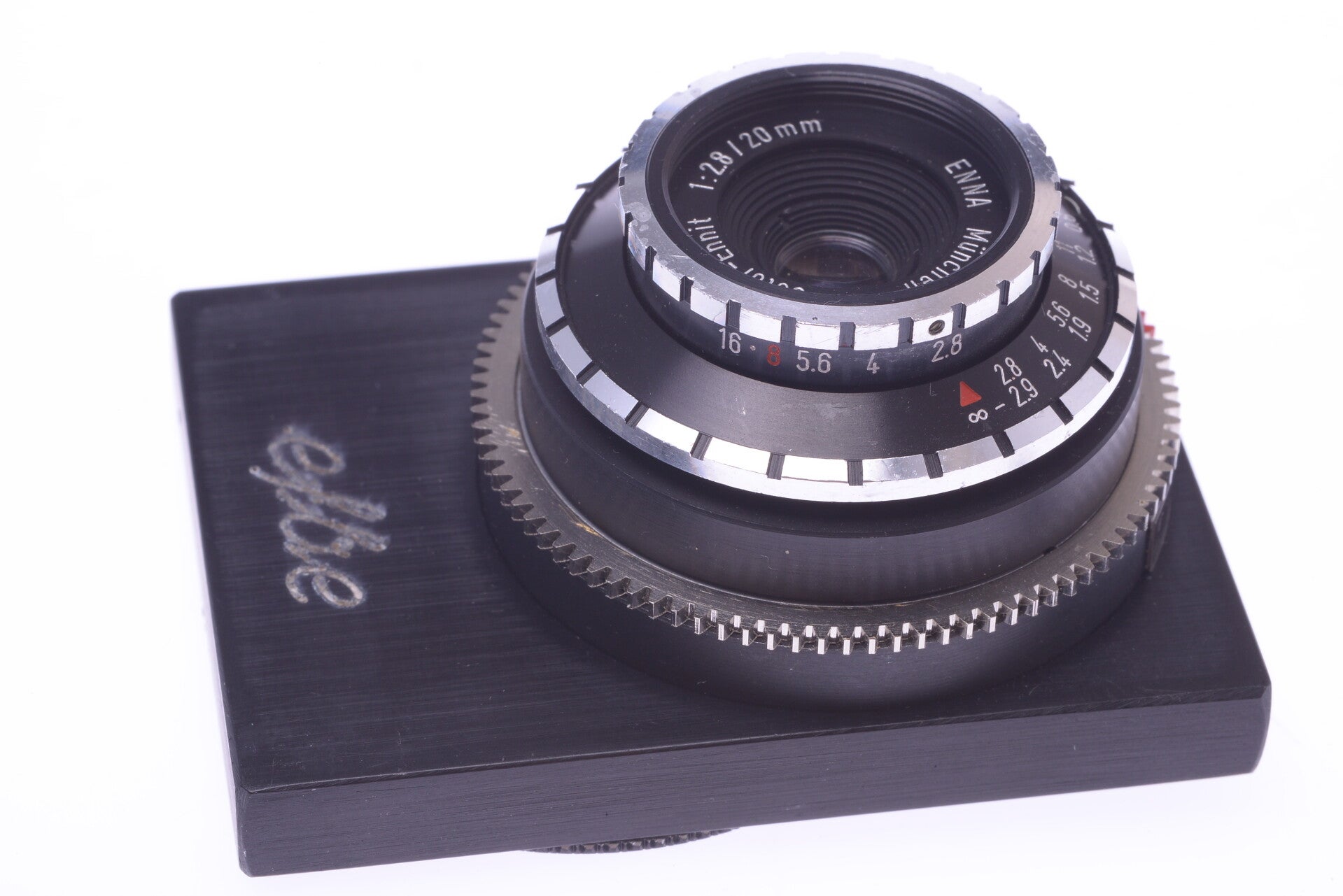 BRINKERT EFBE BLACK SUBMINIATURE CAMERA ENNA ENNIT 20MM 2.8 LENS *RARE*