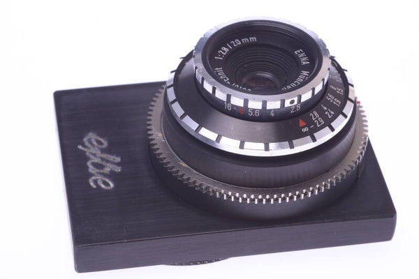 BRINKERT EFBE BLACK SUBMINIATURE CAMERA ENNA ENNIT 20MM 2.8 LENS *RARE*