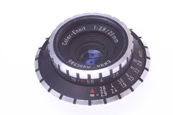 GOLDAMMER ENNA COLOR-ENNIT 20MM 2.8 LENS FOR GOLDECK 16 CAMERA *SCARCE*