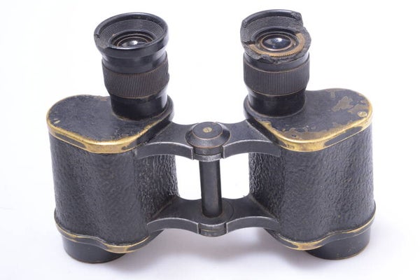 ZEISS WWII GERMANY, BRITISH? MILITARY 8X30 BINOCULARS ARROW ENGRAVED RETICLE