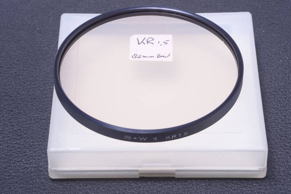 B & W SKYLIGHT KR 1.5 82MM SERIE 9 FILTER *GENUINE & MINT* LENS LAY-IN  77