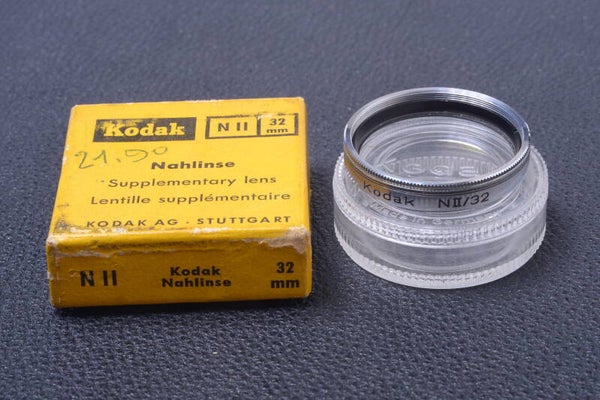 KODAK CLOSE-UP N2/32 29.5MM FILTER GENUINE LENS OR CAMERA W/ KEEPER 109-1