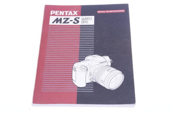PENTAX MZ-S CAMERA ORIGINAL INSTRUCTIONS MANUAL SPANISH   131-1