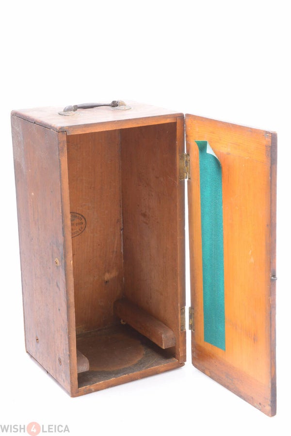 HORNE & THORNTHWAITE WOOD ANTIQUE MICROSCOPE CASE