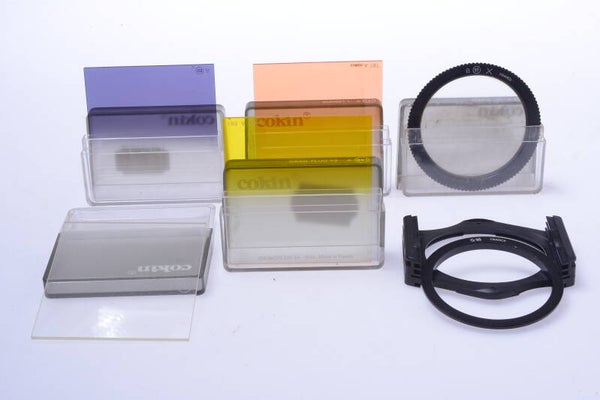 COKIN ORIGINAL SERIE A HOLDER, FILTER SET 55MM SCREW LENS ADAPTER W/ KEEPER 58