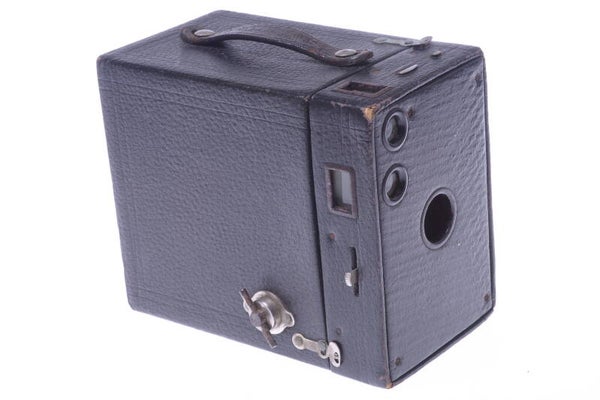 KODAK NO. 2-A BROWNIE MODEL B BOX CAMERA 116 ROLL FILM *WORKS & LENS CLEAN*