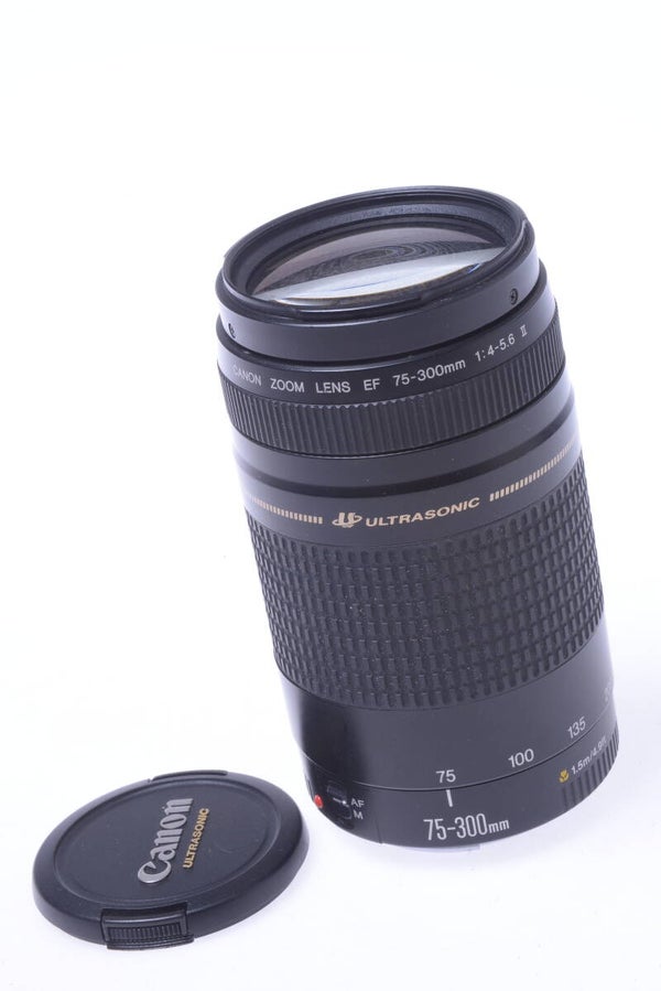 CANON ZOOM 75-300MM 4-5.6 II EF ULTRASONIC TELE, PORTRAIT, MACRO LENS * READ*