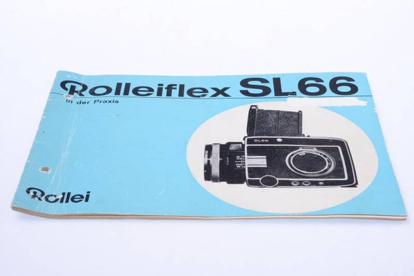 ROLLEI, ROLLEIFLEX SL66 CAMERA ORIGINAL INSTRUCTIONS MANUAL GERMAN 130-1