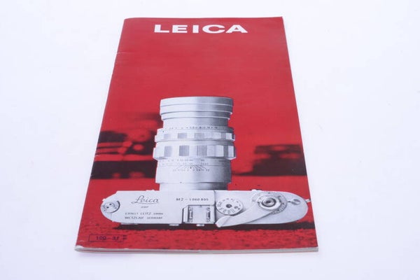 LEICA M M2 M3 CAMERAS, LENSES, VISOFLEX ORIGINAL PRODUCT GUIDE BROCHURE BOOKLET GERMAN 131-1