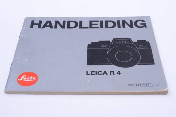 LEICA R, R4 CAMERA ORIGINAL INSTRUCTIONS MANUAL DUTCH 131-1