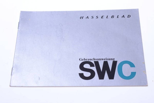 HASSELBLAD SWC CAMERA ORIGINAL INSTRUCTIONS MANUAL GERMAN  127-2