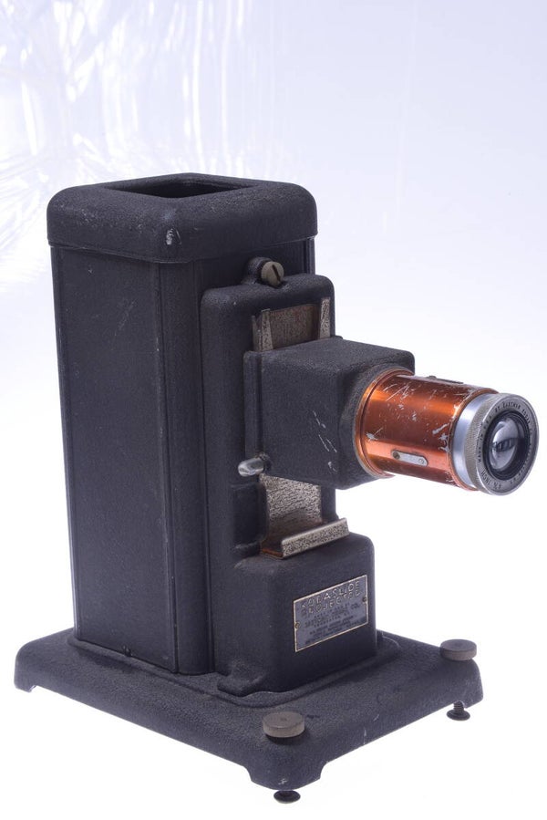 KODAK KODASLIDE EARLY PROJECTOR, W/ PROJECTION 120MM, 4 7/8" LENS *RARE, READ*