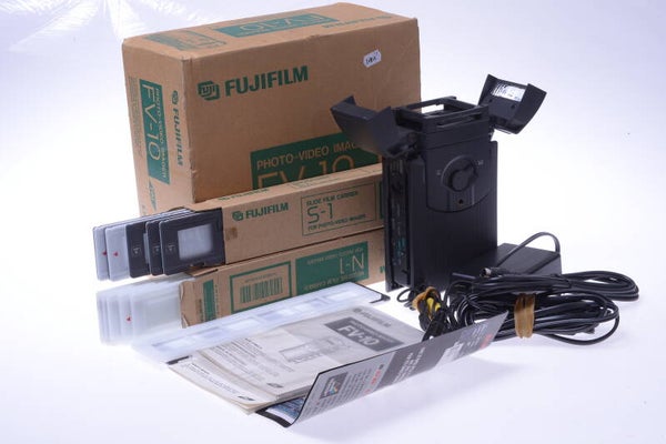 FUJI FUJIFILM FV-10 PHOTO-VIDEO IMAGER *MINTY, WORKS 100% W/ N-1 & S-1 HOLDERS