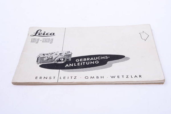 LEICA, LEITZ 2 F, 3 F CAMERA ORIGINAL INSTRUCTIONS MANUAL GERMAN 131-2