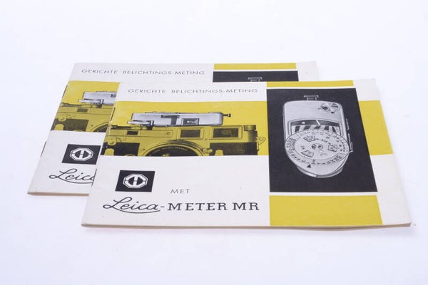 LEICA M, MR 3 LIGHT METER ORIGINAL INSTRUCTIONS MANUAL DUTCH 131-2