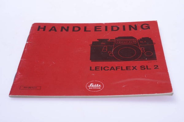 LEICA LEICAFLEX SL 2 CAMERA ORIGINAL INSTRUCTIONS MANUAL DUTCH 131-2