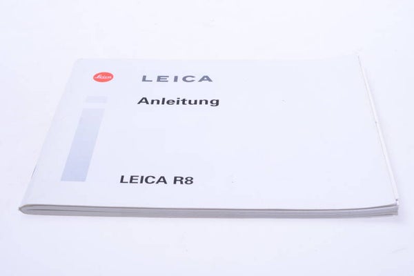 LEICA R R8 CAMERA ORIGINAL INSTRUCTIONS MANUAL GERMAN 131-2