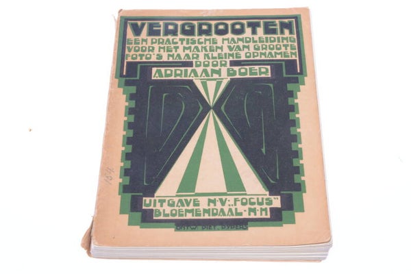 A. BOER ‘ENLARGING’ N.V. FOCUS 1925 DUTCH BOOK ORIGINAL  163