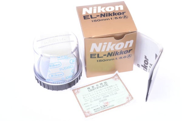 NIKON 150MM 5.6 A BOX ONLY *EMPTY MAKERS BOX ONLY* *READ NO ENLARGER LENS*
