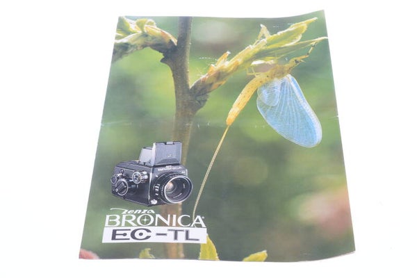 ZENZA BRONICA EC-TL FILM CAMERA ORIGINAL PRODUCT GUIDE BROCHURE GERMAN  163