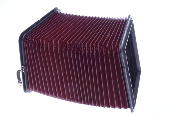 PLAUBEL PECO UNIVERSAL RPUS / 34C RED SQUARE BELLOWS 4x5 CAMERA