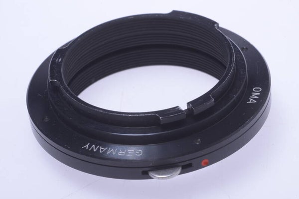 NOVOFLEX STANDARD A MOUNT ADAPTER TO OLYMPUS OM MOUNT SLR 35MM CAMERAS