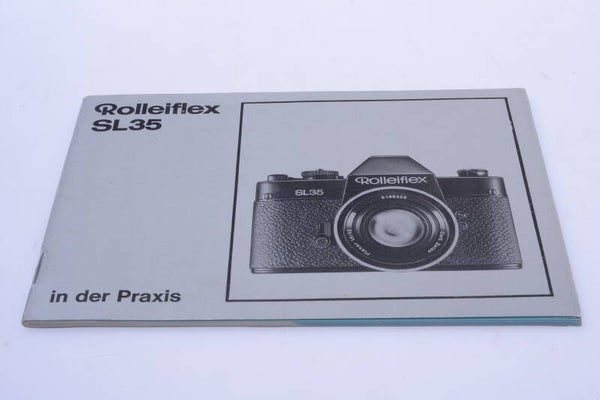 ROLLEI, ROLLEIFLEX SL35 CAMERA ORIGINAL INSTRUCTIONS MANUAL GERMAN 133-1