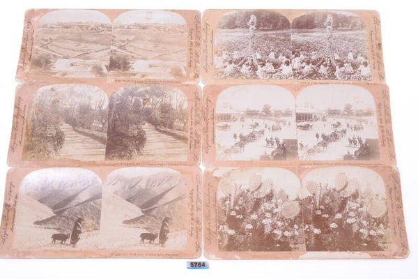 KEYSTONE ANTIQUE STEREO IMAGES 9X18CM CARDS USA