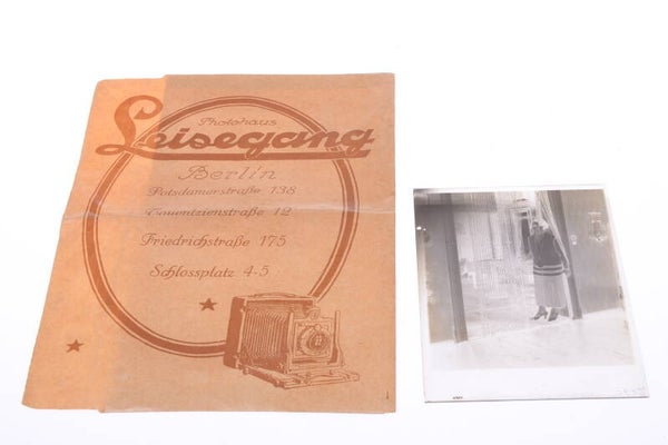LEISEGANG BERLIN GLASS PLATE NEGATIVE PHOTOGRAPH IMAGE PICTURE *NICE, PRIVATE*