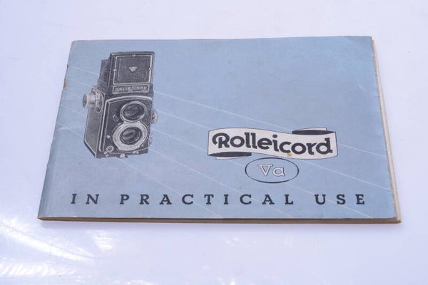 ROLLEI, ROLLEICORD VA CAMERA ORIGINAL INSTRUCTIONS MANUAL ENGLISH 133-2