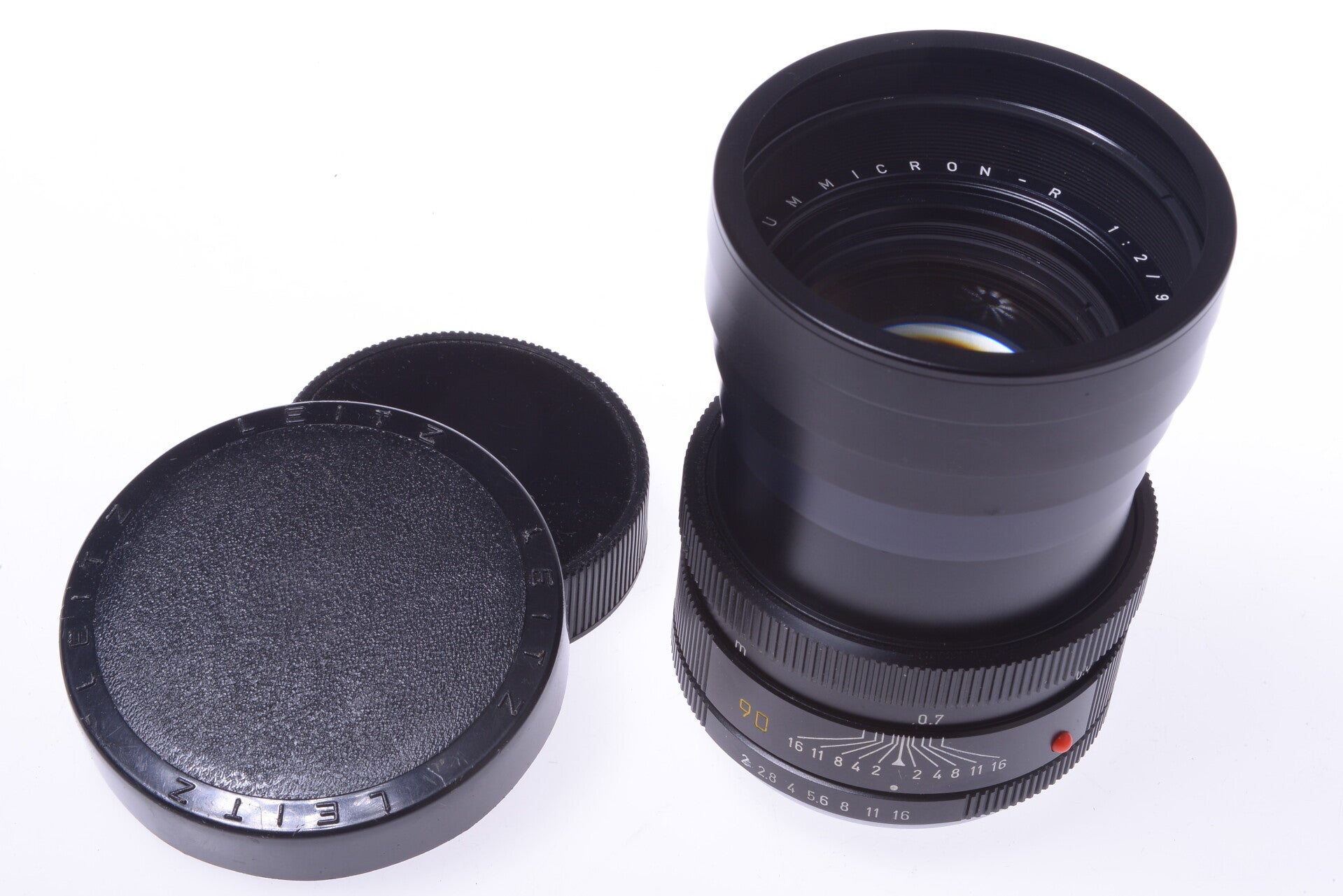 LEICA R 90MM SUMMICRON f/2.0 3-CAM *MINT* ‘1978’ LENS W/ CAPS