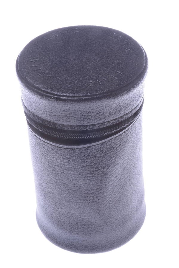 LEICA R OR M ORIGINAL LEATHER LENS POUCH 90MM, 135MM SOFT CASE 14CM TALL