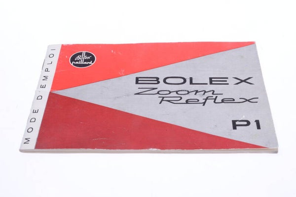 BOLEX PAILLARD ZOOM REFLEX P1 ORIGINAL INSTRUCTIONS MANUAL FRENCH 134-1