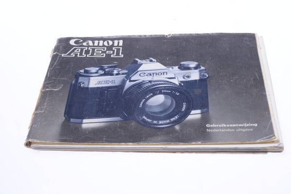 CANON AE-1 CAMERA ORIGINAL INSTRUCTIONS MANUAL DUTCH 134-2