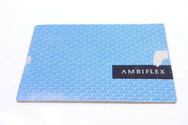 AGFA AMBIFLEX CAMERA ORIGINAL INSTRUCTIONS MANUAL DUTCH 134-2