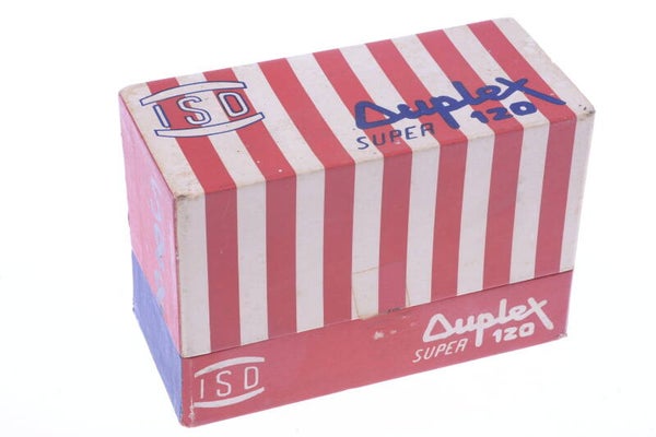 ISO DUPLEX SUPER 120 STEREO MODEL *EMPTY ORIGINAL BOX ONLY* NO CAMERA   115