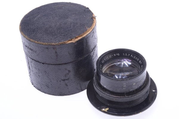 SOM BERTHIOT OLOR NO.6 200MM 5.7 SERIE II COATED LENS 4X5”, 10X15 CAMERA