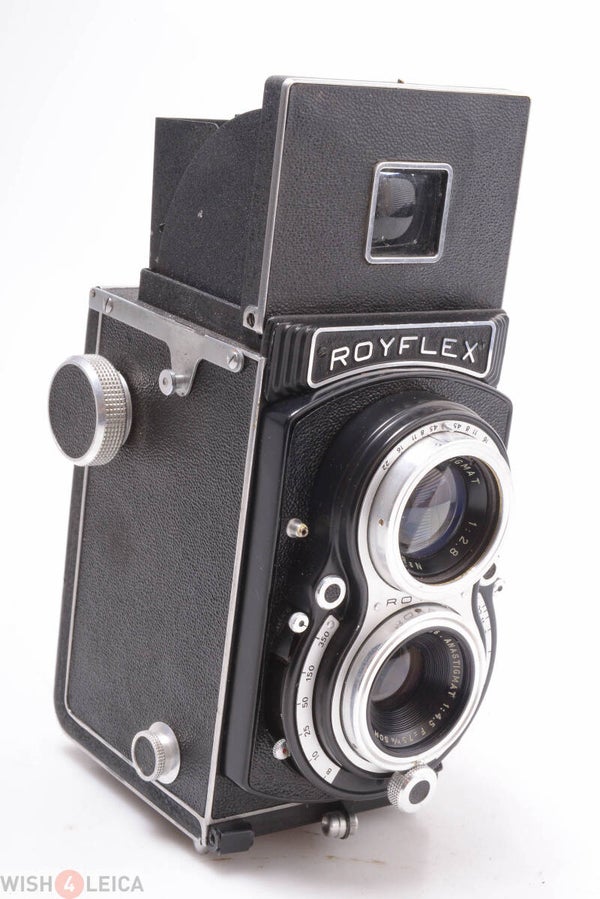 ROYER ROYFLEX PARTS/REPAIR TLR 6X6CM CAMERA BERTHIOT ANASTIGMAT 75MM 3.5 LENS