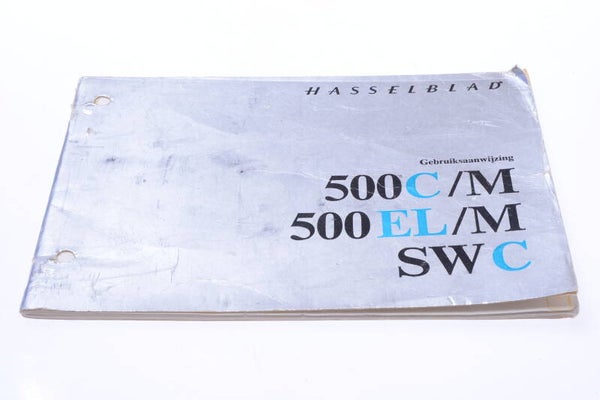 HASSELBLAD 503CM 500ELM SWC/M CAMERA ORIGINAL INSTRUCTIONS MANUAL DUTCH 137-2