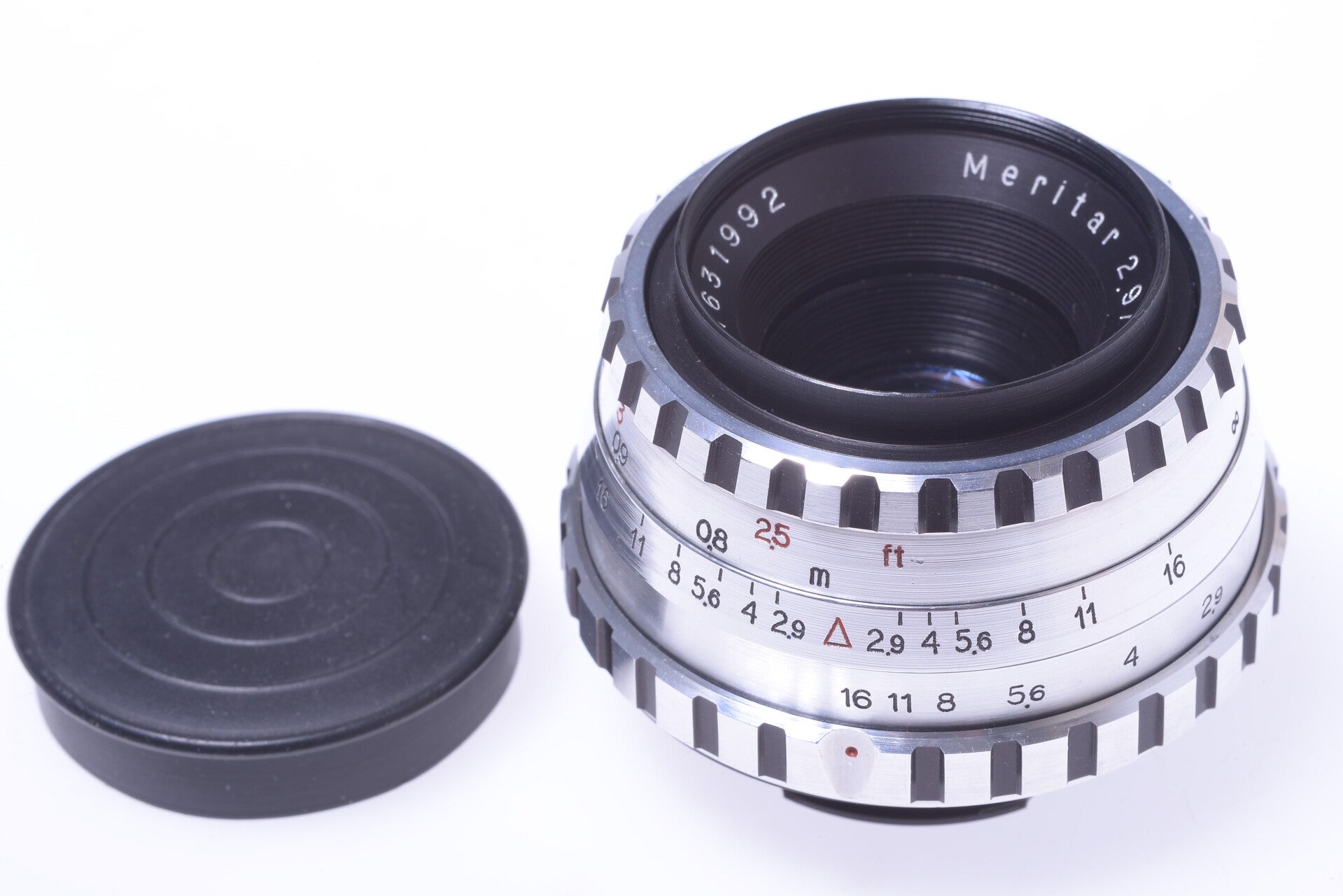 LUDWIG 50MM 2.9 MERITAR LENS *MINTY* *ZEBRA* EXAKTA EXA TOPCON BAYONET CAMERA